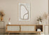 Canvas handgeschilderd Wit 3D - 80x120cm - incl. lijst