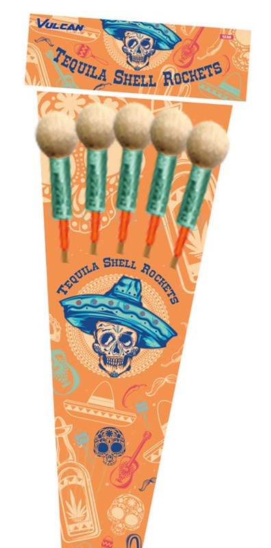 VULCAN Vuurwerk Tequila Shell Rockets