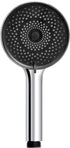WENKO Softwater handdouche 120mm - chroom/ zwart