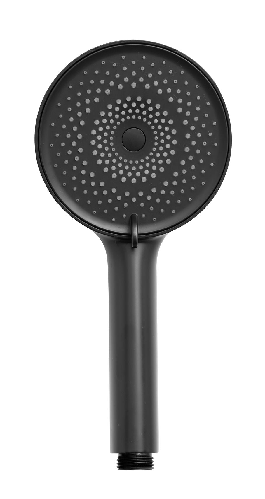 WENKO Softwater douchekop 120mm - zwart ABS kunststof