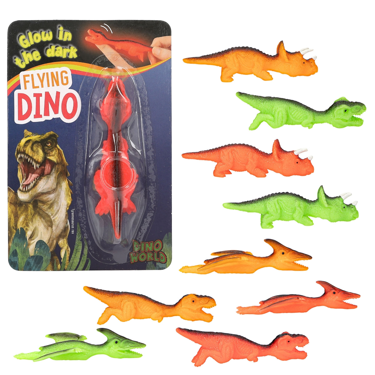 DINOWORLD Vliegende dino - Glow i/d dark