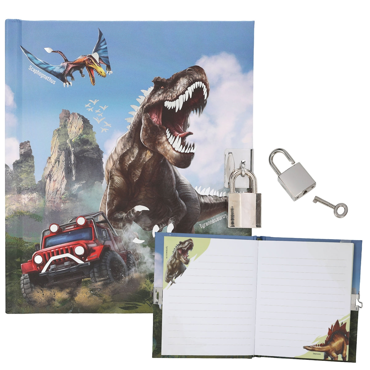 DINOWORLD Dagboek m/slot