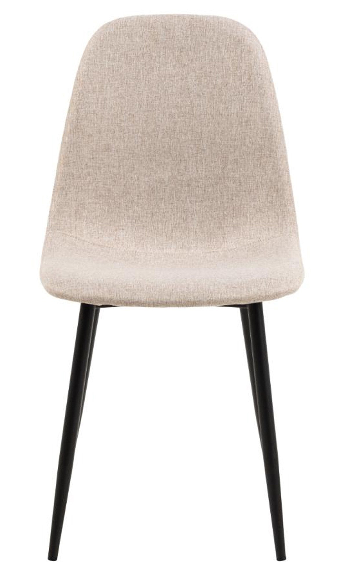 CELIA 4 stoelen - l. beige Nesia 5 base