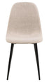 CELIA 4 stoelen - l. beige Nesia 5 base