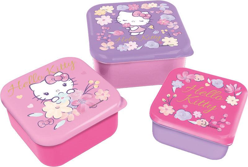 HELLO KITTY Snackdoos - 3 in 1