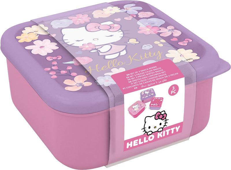 HELLO KITTY Snackdoos - 3 in 1