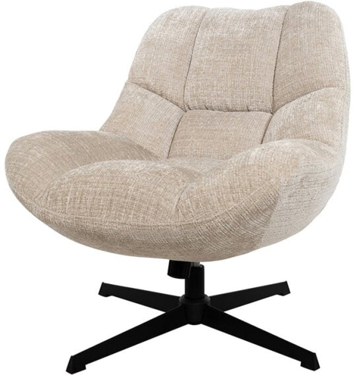 Chuck draai fauteuil 360 + rock system - cremona natural