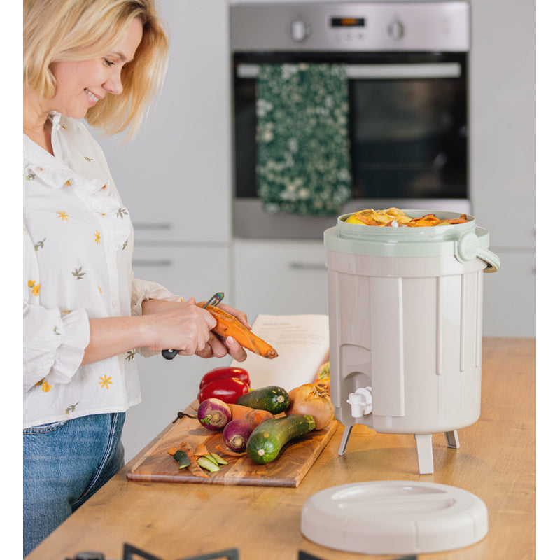 EDA Bokashi keukencomposter 8L - 27x39cm