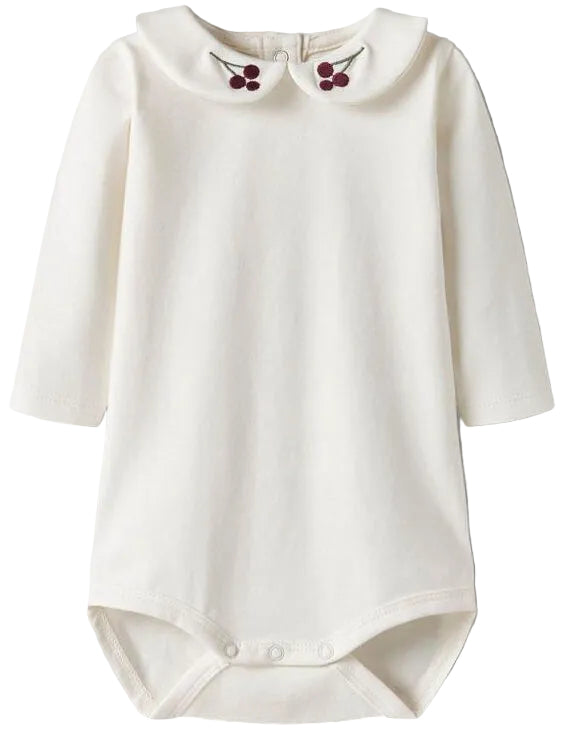 NAME IT Girls NBFBIRDY LS body - cloud dancer - 62