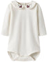 NAME IT Girls NBFBIRDY LS body - cloud dancer - 62