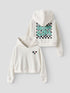 NAME IT Girls NKFTARA LS sweatshirt - cloud dancer - 146/152