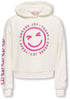 ONLY Girls KOGSMILE LS sweatshirt - tofu cheerful - 122/128