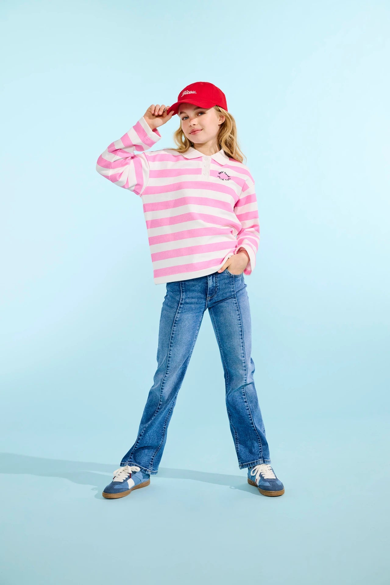 ONLY Girls KOGESTHER LS T-shirt - begonia pink/white alyssum - 134/140