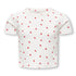 ONLY Girls KOGBELLA T-shirt - cloud dancer/strawberries - 122/128