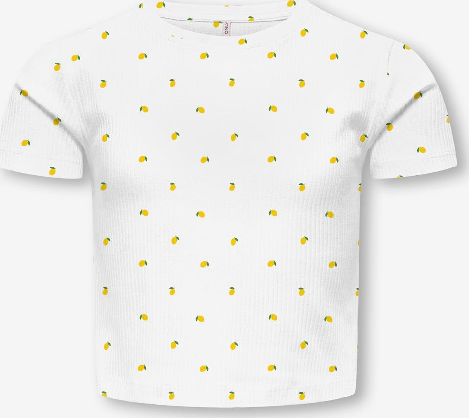 ONLY Girls KOGBELLA T-shirt - cloud dancer/lemons - 146/152
