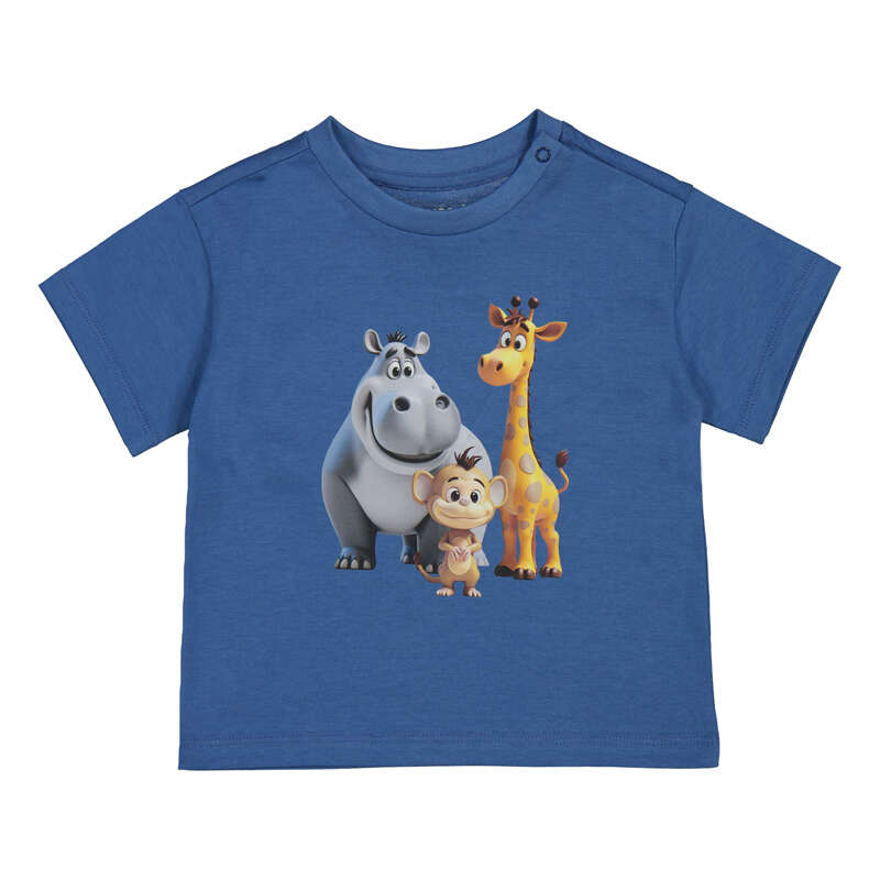 MAYORAL B T-shirt animal - cobalt - 3