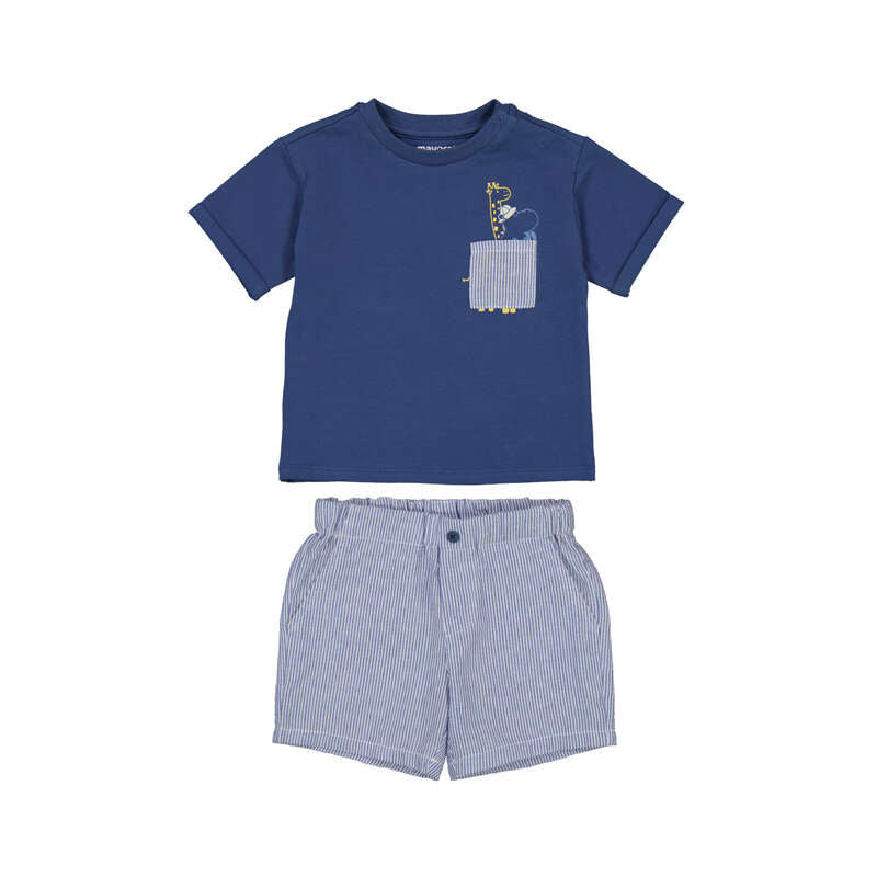 MAYORAL B bermuda set - capri blue - 18M
