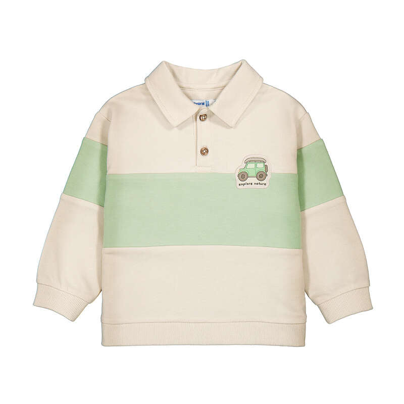 MAYORAL B polo pullover - hemp - 2