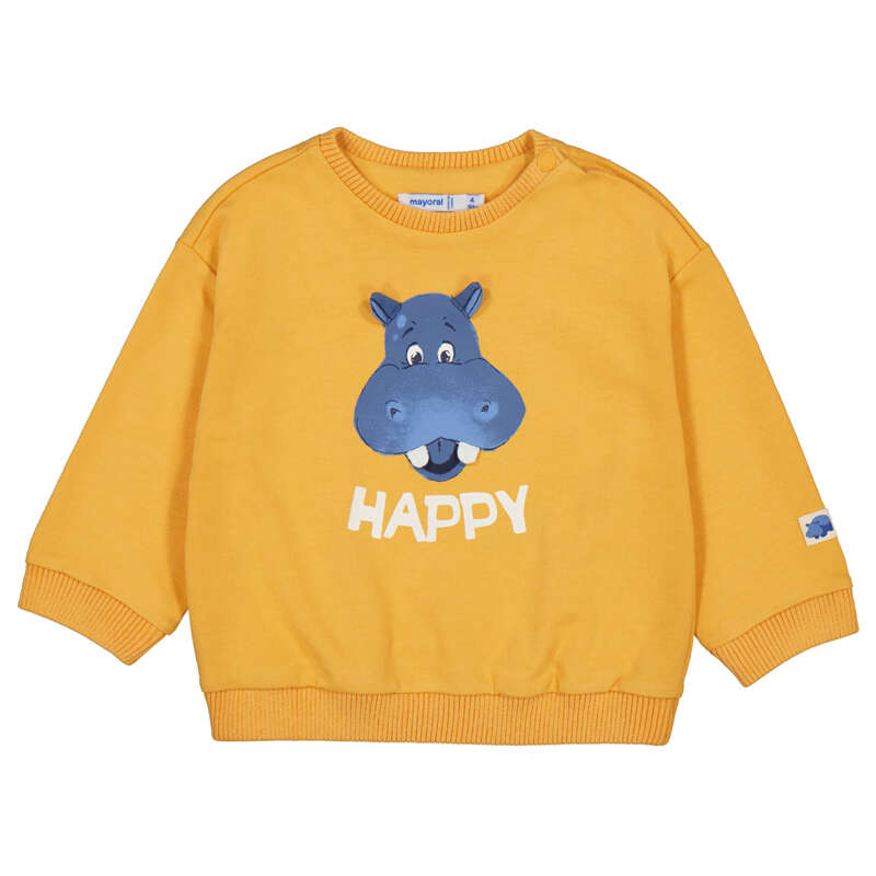 MAYORAL B hoodie - peach - 12M