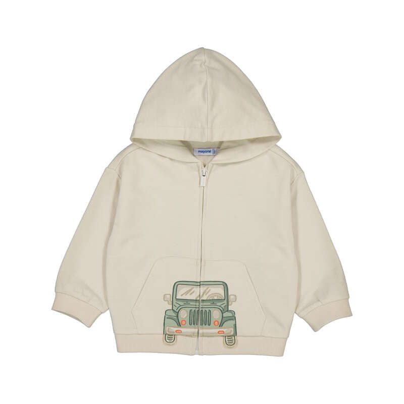 MAYORAL B hoodie - hemp - 9M
