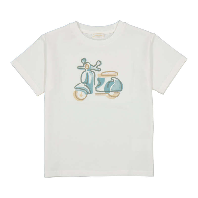 MAYORAL B embroidered shirt - cream - 5