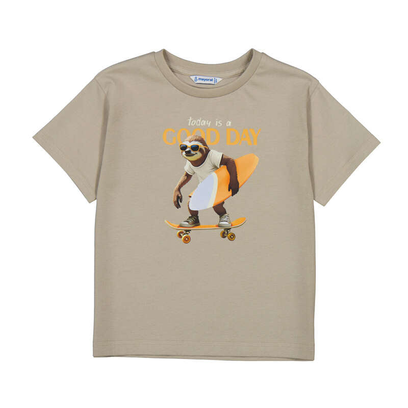 MAYORAL B Shirt good day - col. Mole - 7