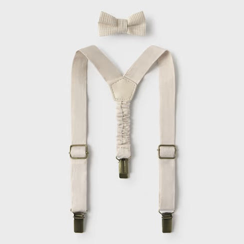 MAYORAL B bretellen & strik - oat mixed - 24M
