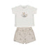 MAYORAL LAYETTE B shorts & T-shirt set - col. Mole - 2/4