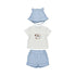 MAYORAL LAYETTE B short m/ hoedje - sky - 4/6