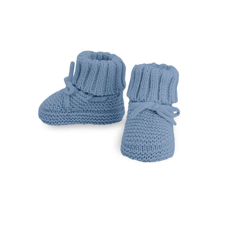 MAYORAL LAYETTE B knit booties - atlantis - 3M