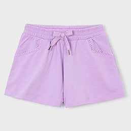 MAYORAL G chenille shorts - lilac - 3