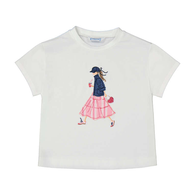 MAYORAL G T-shirt - white - 4