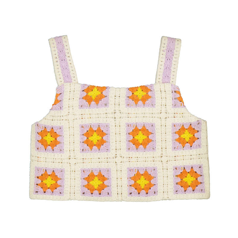 MAYORAL G crochet top - bone - 4