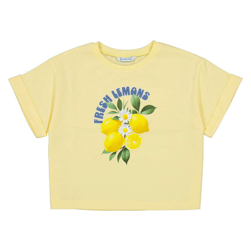 MAYORAL G printed T-shirt - vanilla - 10