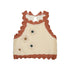 MAYORAL G floral knit top - bone - 14