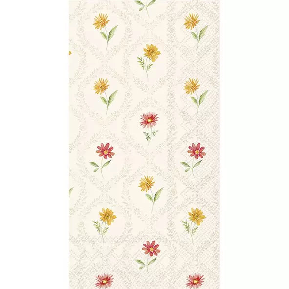 IHR Servetten buffet 42x33cm - Soft sunset pattern cream 1099860