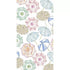 IHR servetten buffet 42x33cm - Coral umbrella mix 4115411300