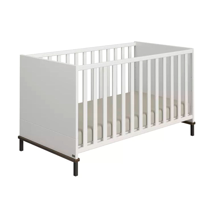Yuny By Paidi Lovely Aliv meegroei babybed - 70x140cm - offwhite/ walnut