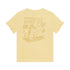 DAILY7 girls t-shirt ruffle - reed yellow - 128