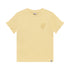 DAILY7 girls t-shirt ruffle - reed yellow - 110