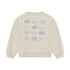 DAILY7 girls sweater - creme grey melange - 116