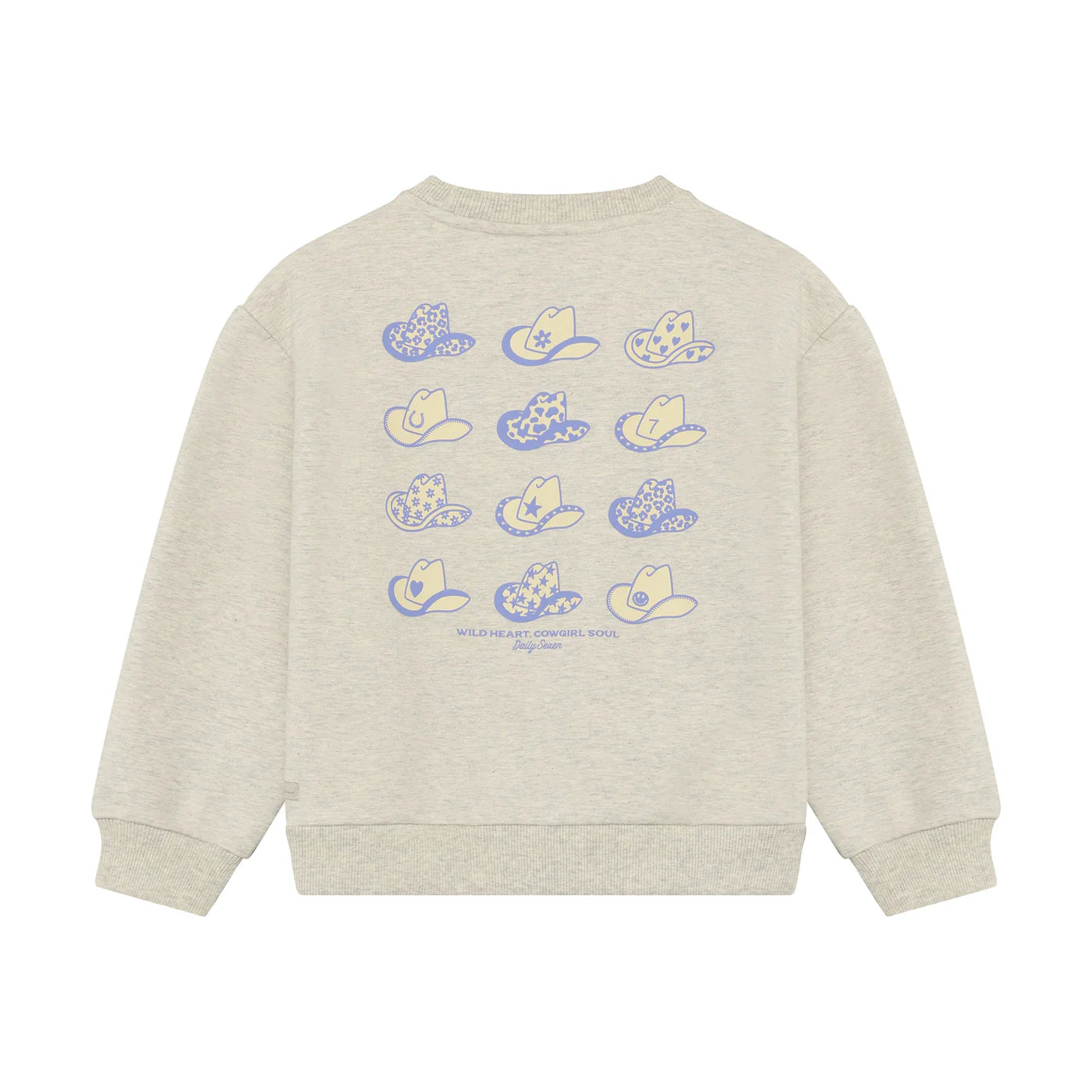 DAILY7 girls sweater - creme grey melange - 110