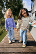 DAILY7 girls sweater - creme grey melange - 98