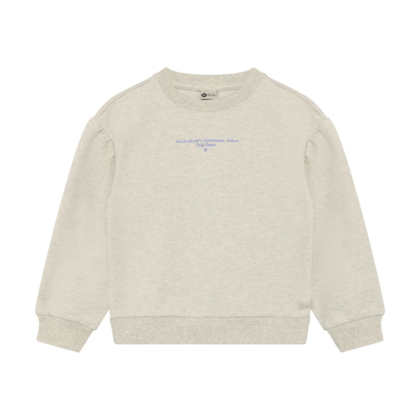 DAILY7 girls sweater - creme grey melange - 116
