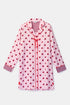 WOODY Slaapkleedje - roze hartjes - S