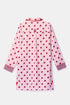 WOODY Slaapkleedje - roze hartjes - XL