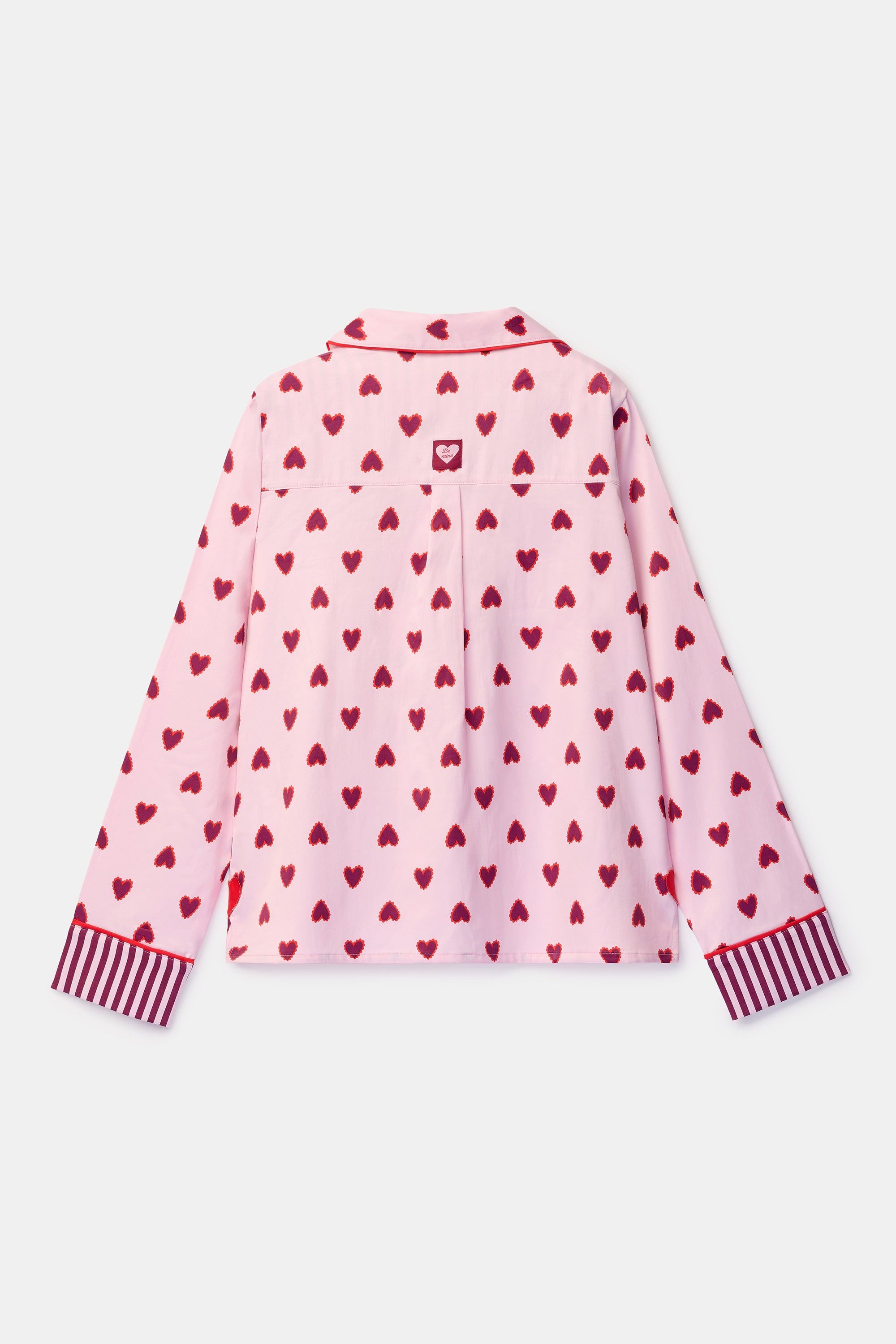 WOODY Dames pyjama kort - roze - XS