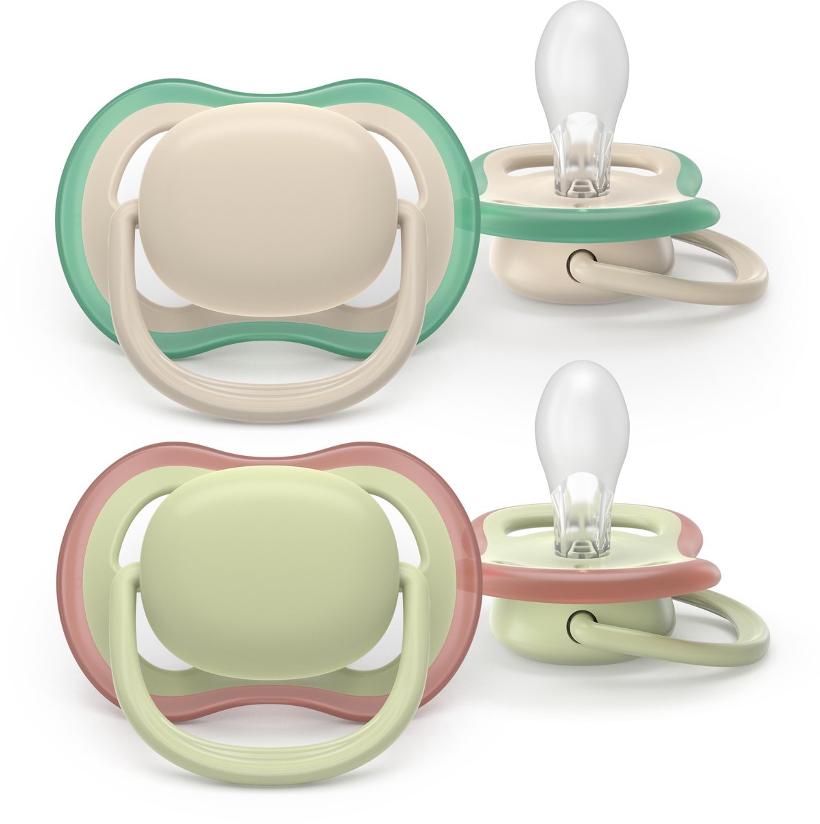 AVENT Fopspeen +6m air olijf/beige