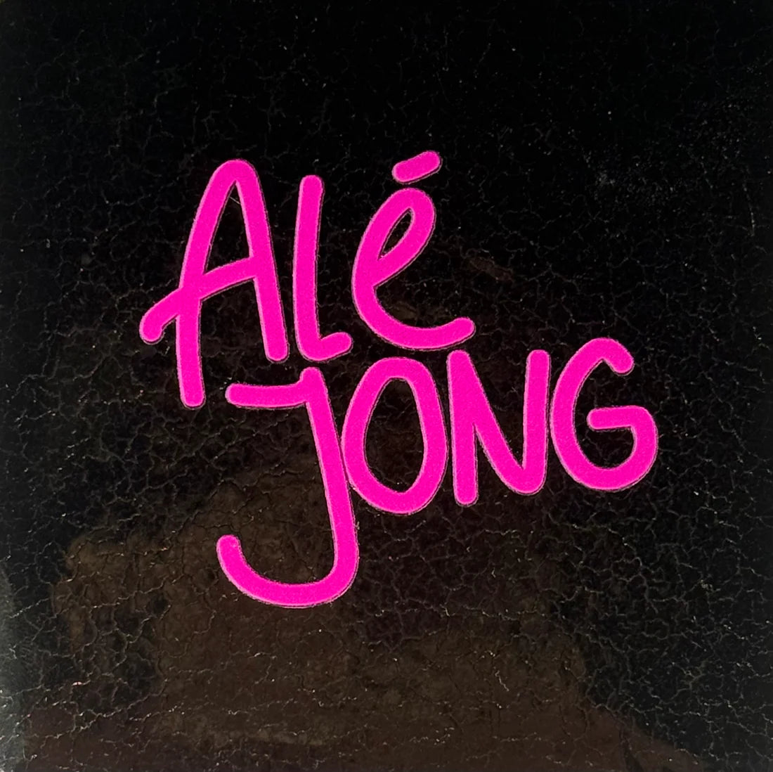 TETT Tegeltje - Ale jong - goud/knalroze