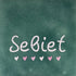 YETT Tegeltje - Sebiet - zeegroen/combi 2